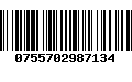 Código de Barras 0755702987134