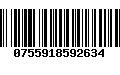 Código de Barras 0755918592634
