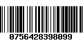 Código de Barras 0756428398099