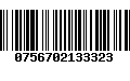 Código de Barras 0756702133323