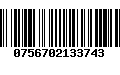 Código de Barras 0756702133743