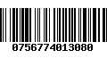 Código de Barras 0756774013080