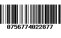 Código de Barras 0756774022877