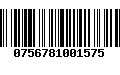 Código de Barras 0756781001575