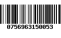 Código de Barras 0756963150053