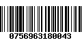 Código de Barras 0756963180043