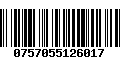 Código de Barras 0757055126017