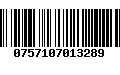 Código de Barras 0757107013289