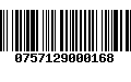 Código de Barras 0757129000168