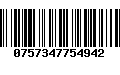 Código de Barras 0757347754942