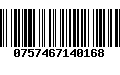 Código de Barras 0757467140168