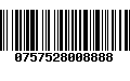 Código de Barras 0757528008888