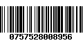 Código de Barras 0757528008956