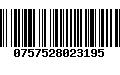 Código de Barras 0757528023195