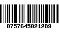Código de Barras 0757645021289