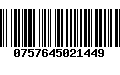 Código de Barras 0757645021449