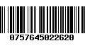 Código de Barras 0757645022620
