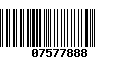 Código de Barras 07577888