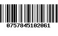 Código de Barras 0757845102061