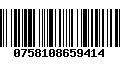 Código de Barras 0758108659414