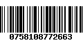 Código de Barras 0758108772663