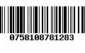 Código de Barras 0758108781283