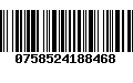 Código de Barras 0758524188468