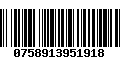 Código de Barras 0758913951918