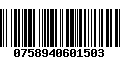 Código de Barras 0758940601503
