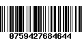 Código de Barras 0759427684644