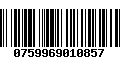 Código de Barras 0759969010857