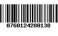 Código de Barras 0760124280138