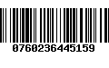 Código de Barras 0760236445159