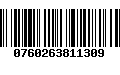 Código de Barras 0760263811309