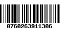 Código de Barras 0760263911306