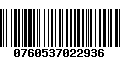 Código de Barras 0760537022936