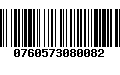 Código de Barras 0760573080082