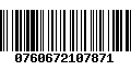 Código de Barras 0760672107871