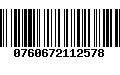 Código de Barras 0760672112578