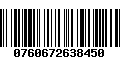 Código de Barras 0760672638450