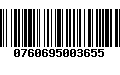 Código de Barras 0760695003655