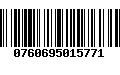 Código de Barras 0760695015771