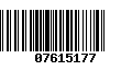 Código de Barras 07615177