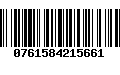 Código de Barras 0761584215661