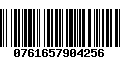 Código de Barras 0761657904256