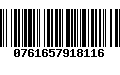 Código de Barras 0761657918116