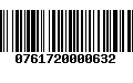 Código de Barras 0761720000632