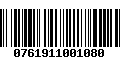 Código de Barras 0761911001080