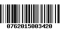 Código de Barras 0762015003420