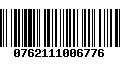 Código de Barras 0762111006776